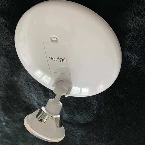 VENIGO 10x Make-Up Mirror with Touch Control Light, Suction Cup - Picture 6 of 6